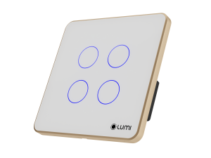 Công tắc thông minh Luto kính phẳng | vuông